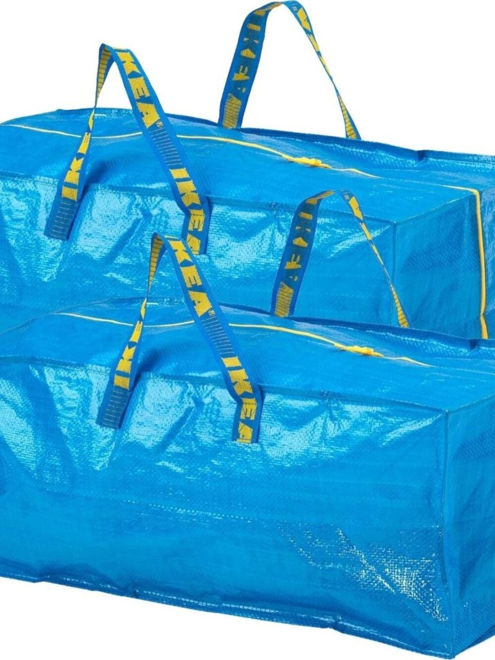 2-Pack IKEA FRAKTA Zipper Storage Bag Duffle Travel Luggage 20 gallon 901.491.48